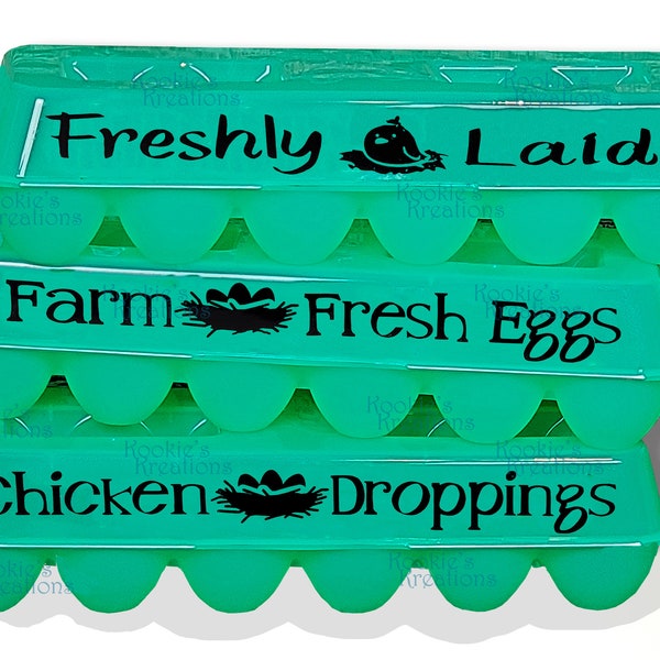 Stackable Egg Carton Green Transparent Plastic Storage with Lid