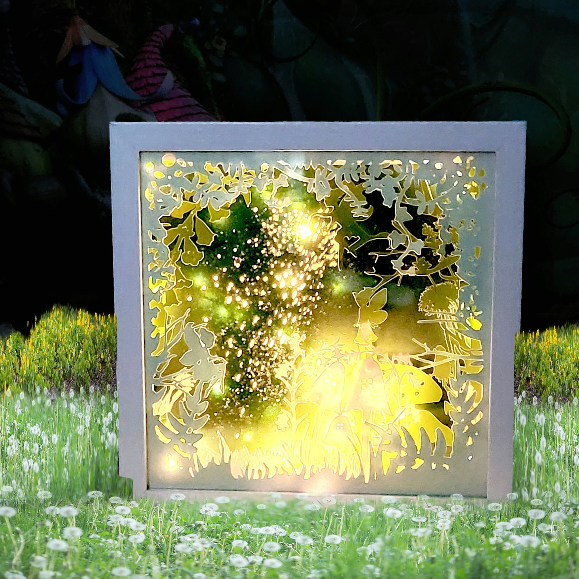 Child's Nightlight - Fairies in the Forest-Fairy Dust-Nightlight-Baby-Infant-Home Decor-Wall Decoror-Table Decor