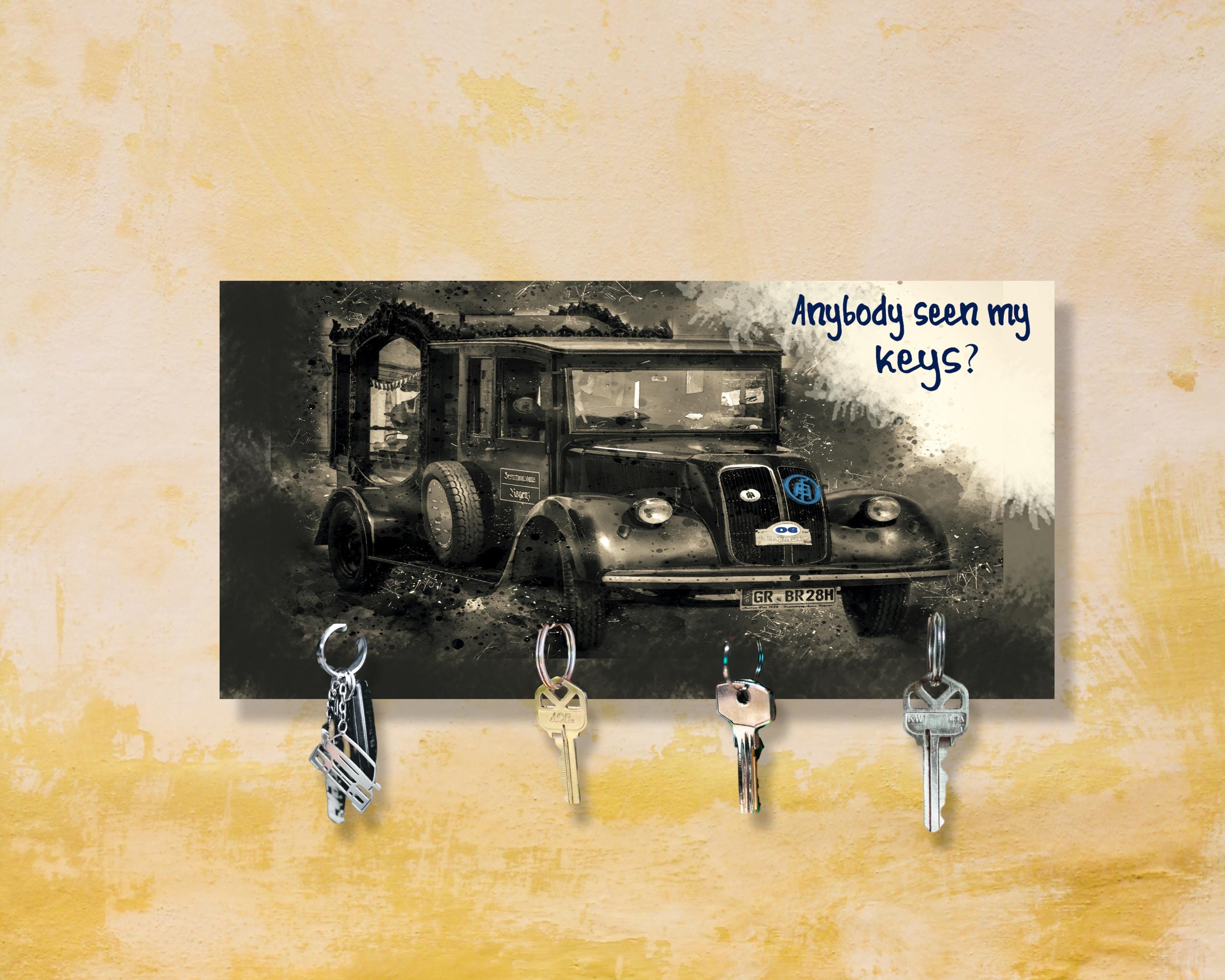 Customizable Key Racks-Antique Car-Family Name-Seen My Keys-Who Wants To Go For a Ride-Fire Horse-Road Trip?-Sublimated-Funny Designs - Thumbnail 4