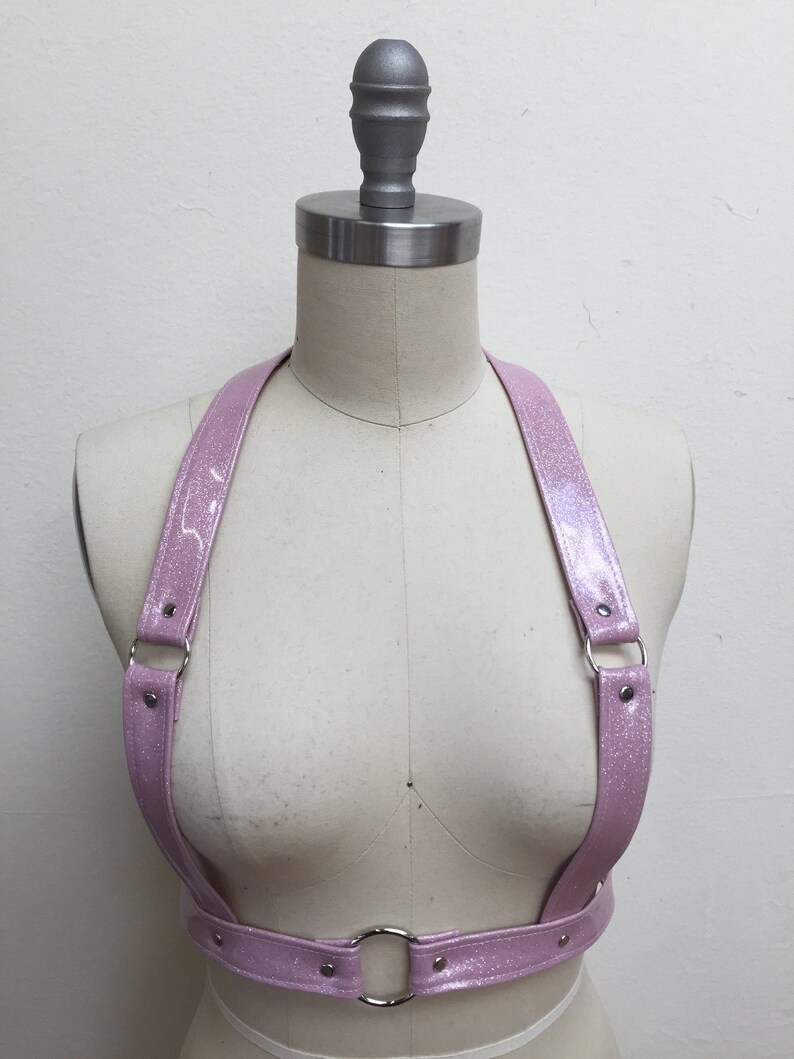 Suspender Glitter Vinyl Harness