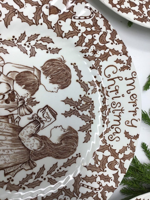 Christmas PLATE Royal Crownford by Norma Sherman Collector Plates