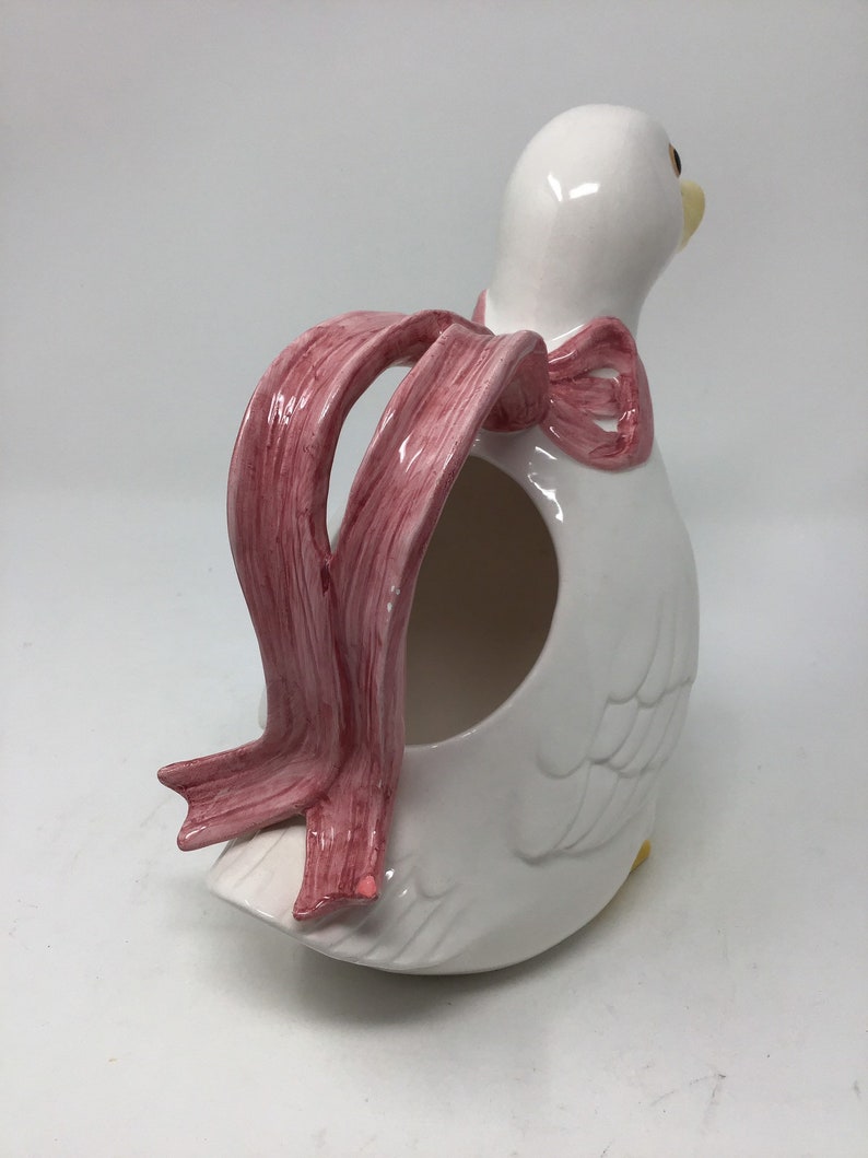 Precious Vintage Duck pitcher. Flower duck vase. Duck water Etsy