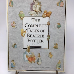Beatrix Potter Book The Complete Tales of Beatrix Potter, the original and authorized edition, 1989 FIRST edition with new reproductions,