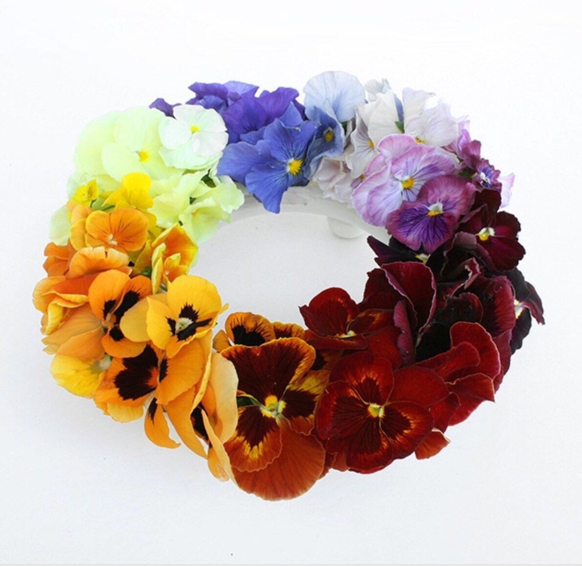 RARE Heart Shaped Flower Ring Vase.Posey Ring Flower Vase Etsy