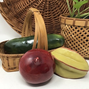 Vintage Beet Ceramic Vegetable  Decor Kitchen Restaurant Vintage 1960s Majolica Ceramic Art Sculpture, Majolica Art Pottery,(last one)