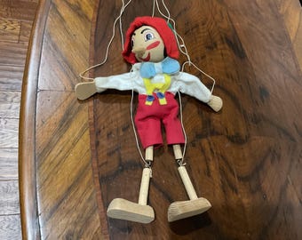 手彫りピノキオ マリオネット人形 - 50 cm 19 インチ - Etsy 日本