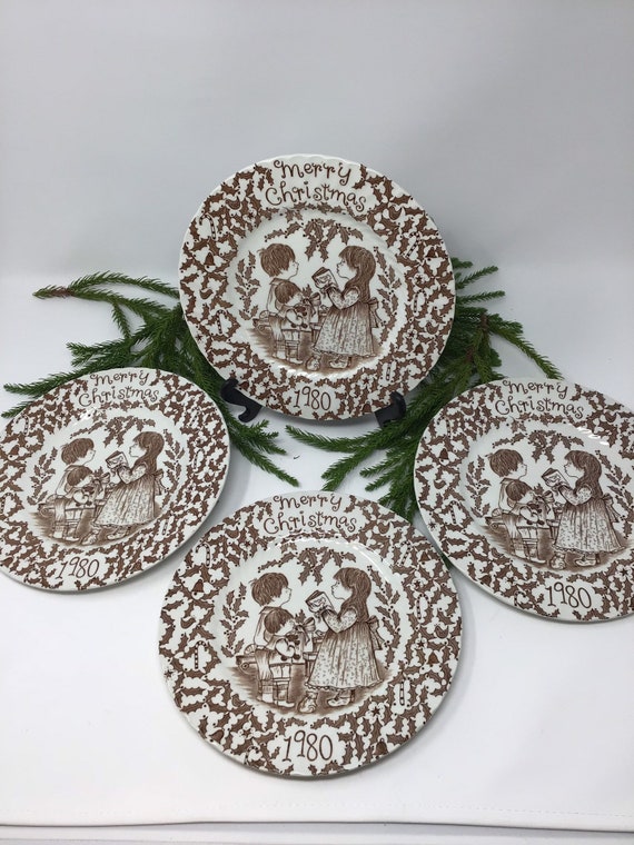 Christmas PLATE Royal Crownford by Norma Sherman Collector Plates