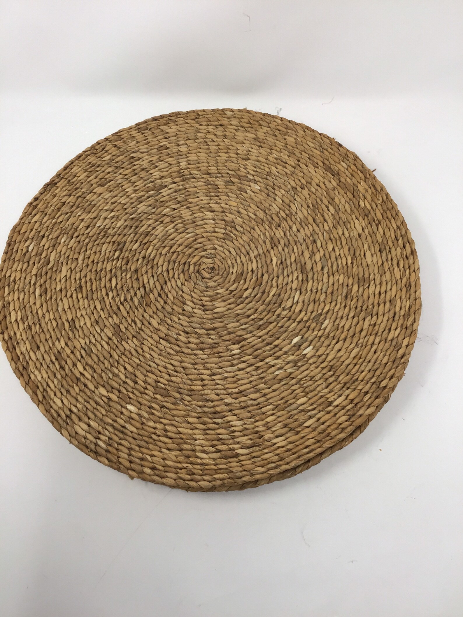 Vintage Natural Round Rattan Placemats. The natural placemats Etsy