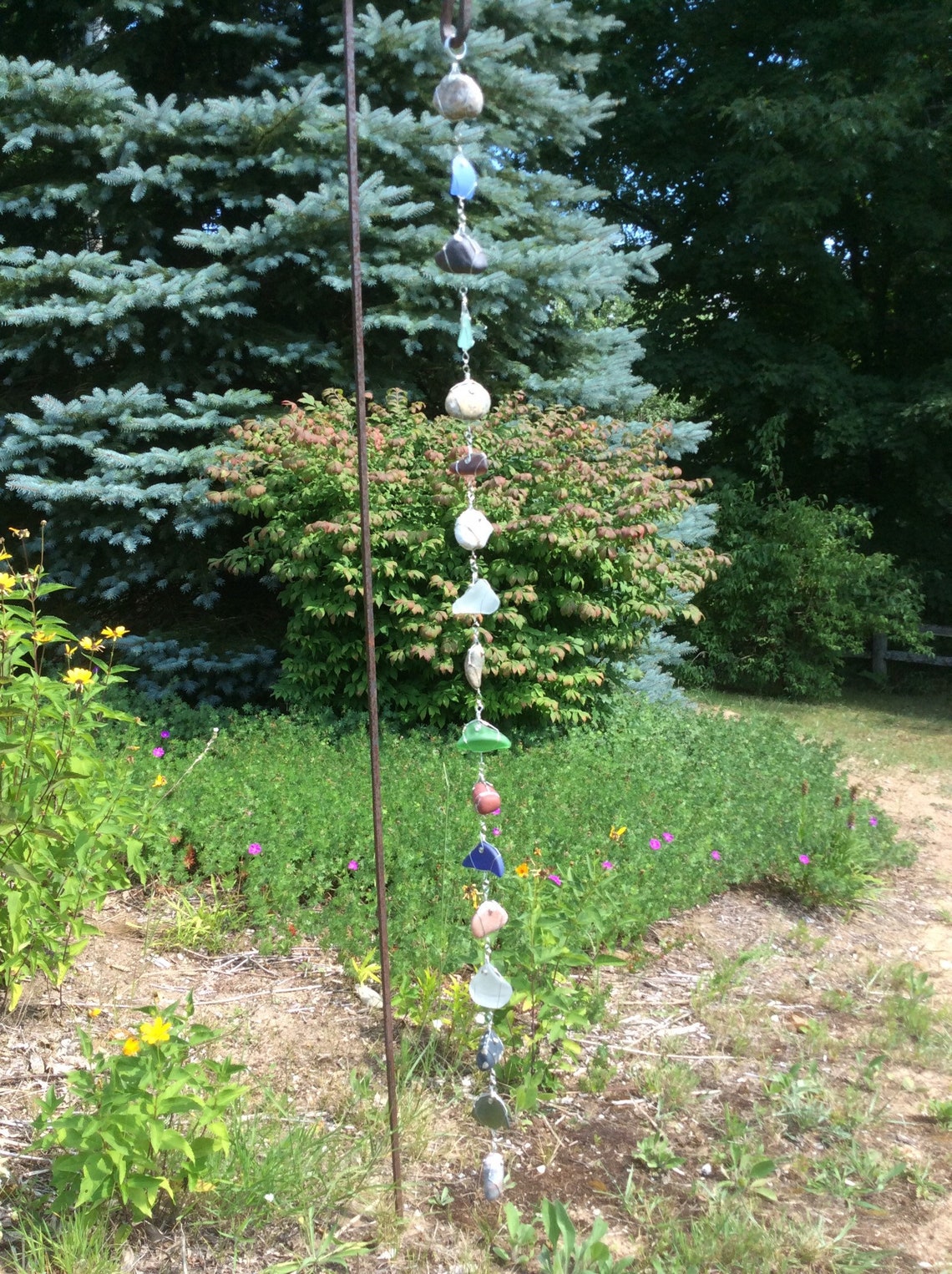 Great Lakes Rock Rain Chain | Etsy