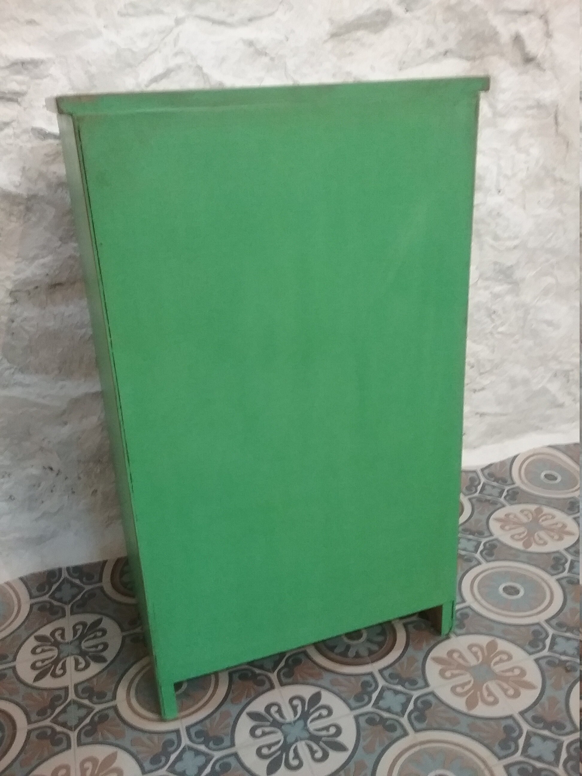 Antibes Green Cupboard, Antibes Green Vintage Cupboard