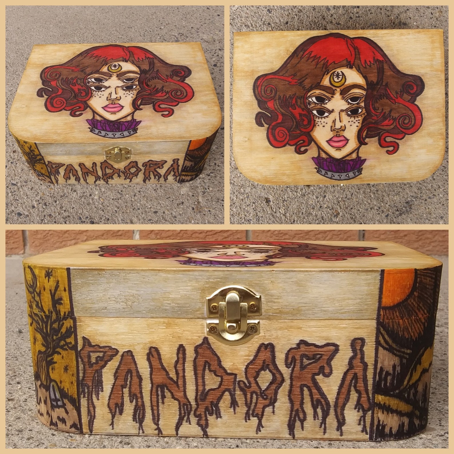 Pandora's Box Jewelry Box Keepsake Box - Etsy