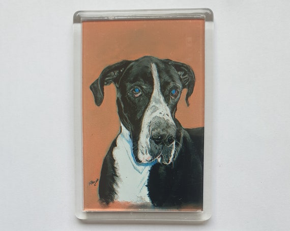 Great Dane - Fridge magnet - 76 x 52 x 5mm