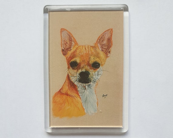 Chihuahua - Fridge magnet - 76 x 52 x 5mm