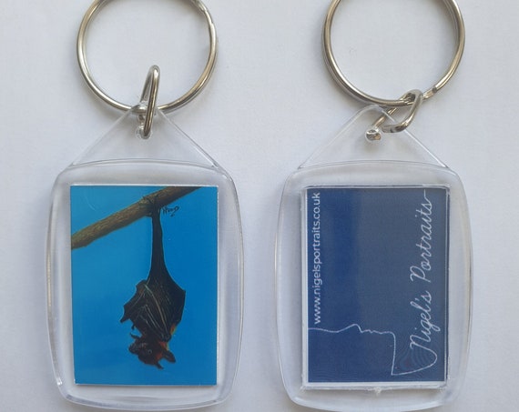 Bat - Key Ring - 54 x 34 x 5mm