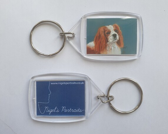 Cavalier King Charles Spaniel - Key Ring - 34 x 54 x 5mm