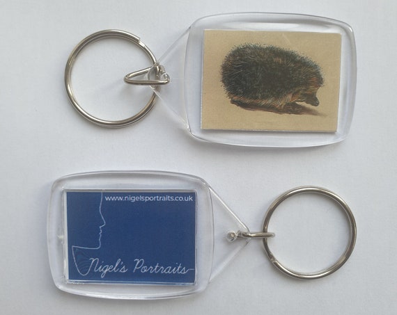 Hedgehog - Key Ring - 34 x 54 x 5mm