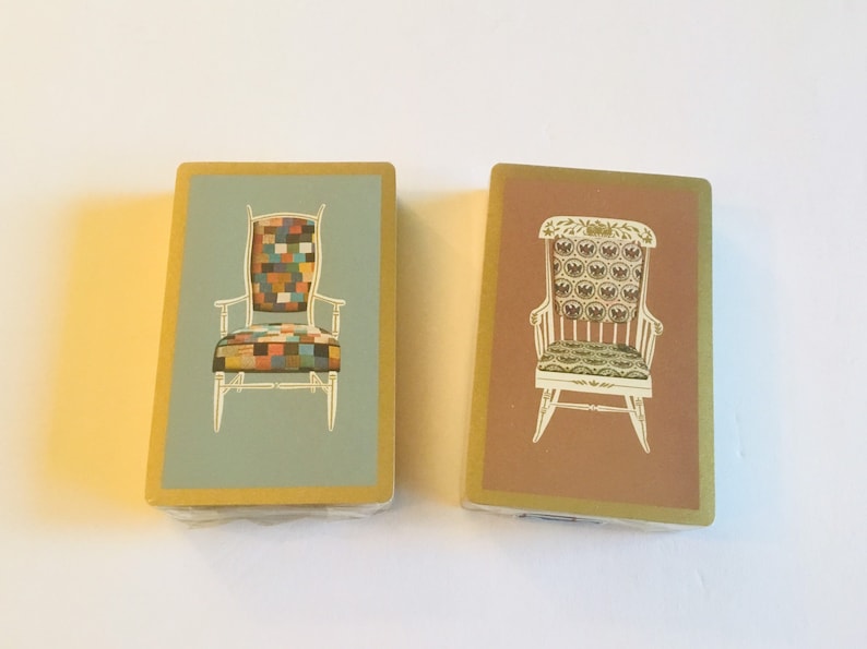 Unopened Double Deck with Box Vintage Playing Cards Tax Stamp