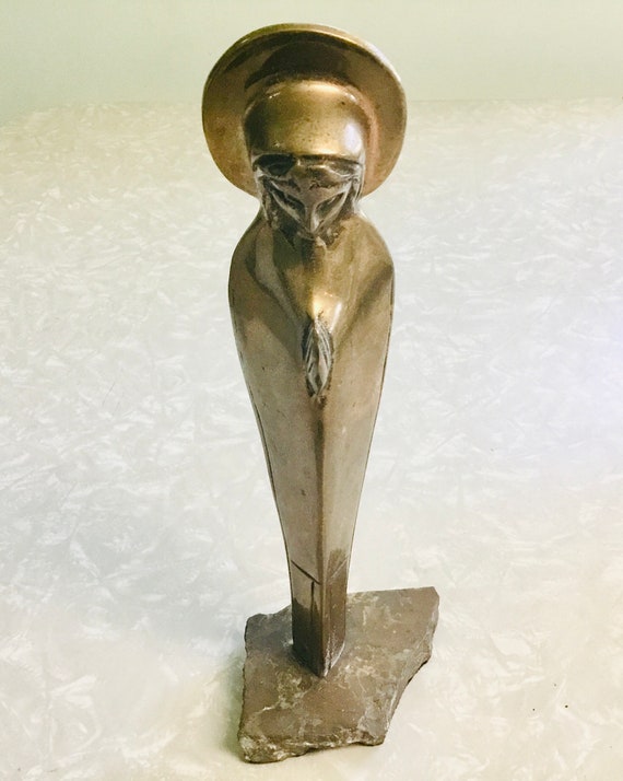 Vintage Virgin Mother Mary Statue 10 Tall Catholic - Etsy