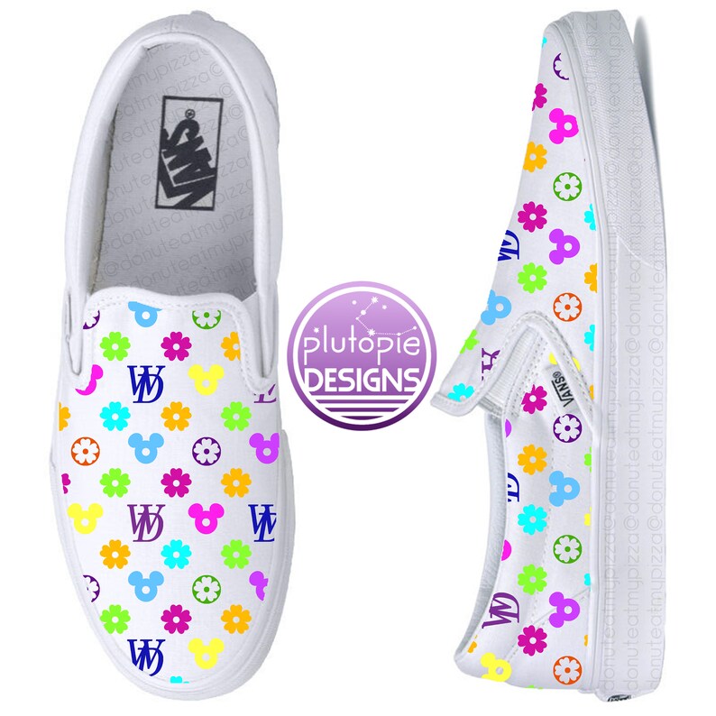 Walt Disney Shoes Custom Vans Walt Disney Disney Etsy