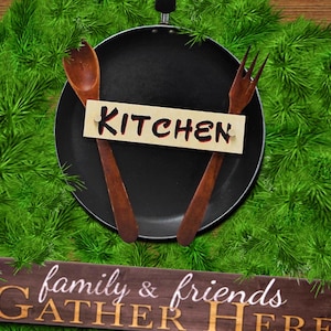 Custom Metal Kitchen Sign, Metal Signage for House, Metal Restaurant Sign, Restaurant, Kitchen, bar, cafeteria, coffee shop, diner, pizzaria