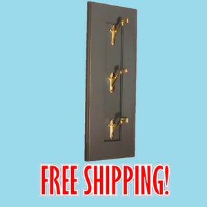 Key Rack With Mail, Rustic Coat Hanger With Shelf, Key Holder Wood, Hanging Key Holder for Wall, Key Holder, Wood Key Holder for Wall
