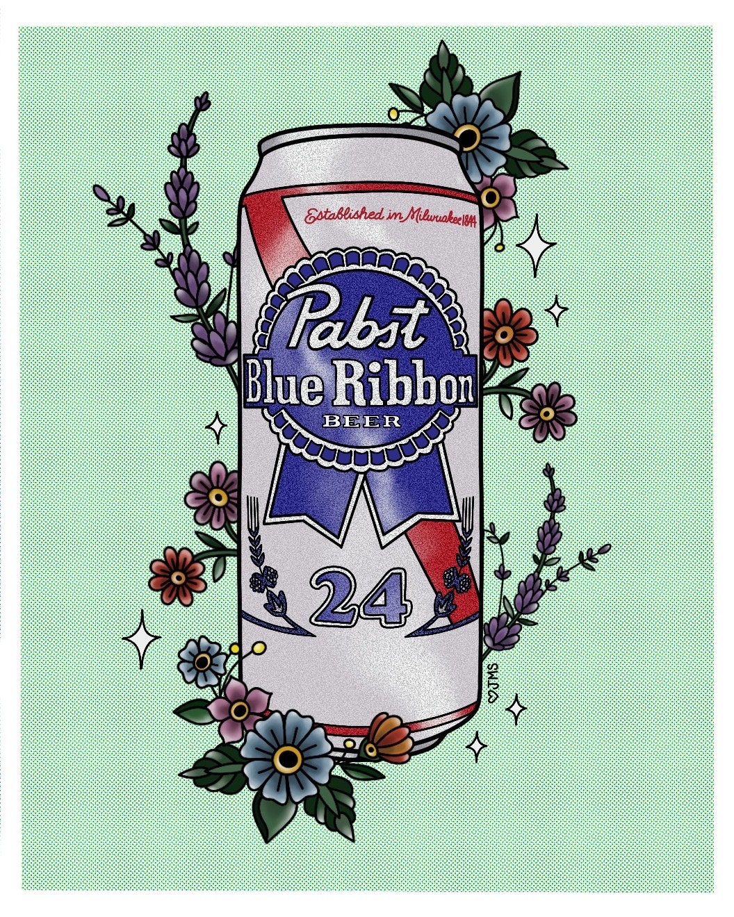 pabst blue ribbon dart board