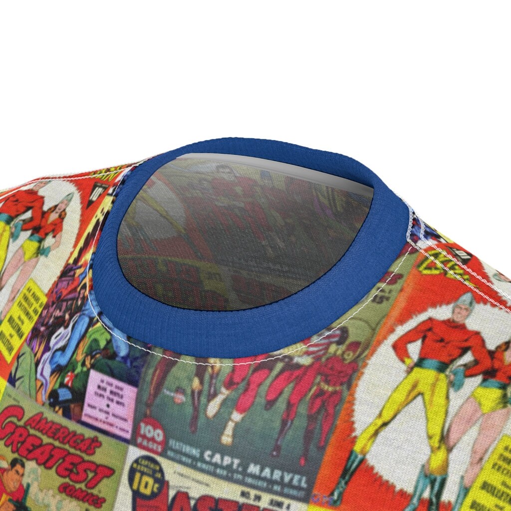 65 MCMLXV Unisex Vintage Super Hero Comic Book Print TShirt Etsy