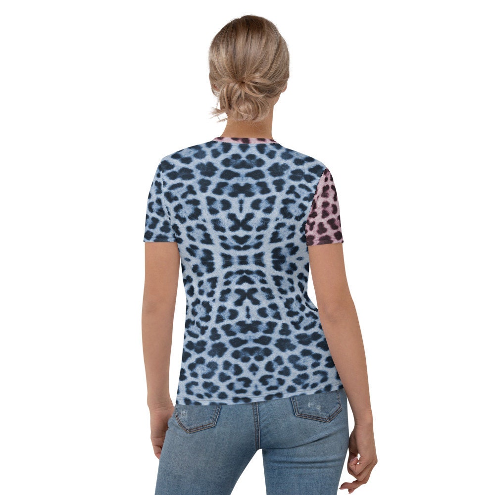 65 MCMLXV Unisex Multi Color Leopard Print Mix T-Shirt | Etsy