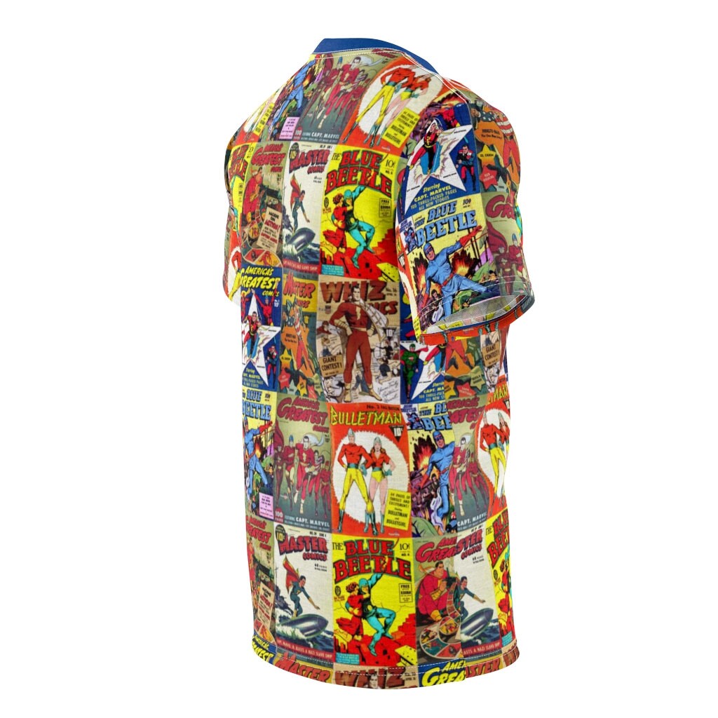 65 MCMLXV Unisex Vintage Super Hero Comic Book Print TShirt Etsy