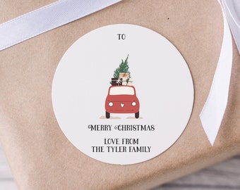 Personalised Christmas Labels Stickers | Christmas Gift Labels | Family Christmas Stickers | Christmas Personalised Stickers | Gift Tags