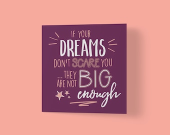 BIG DREAMS Card