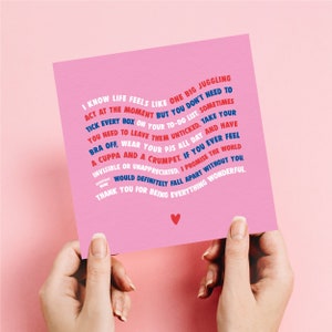 Loi sur la jonglerie | Merci | Carte d’appréciation | Cuppa et un crumpet | I Don’t Know What I Would Do Without You