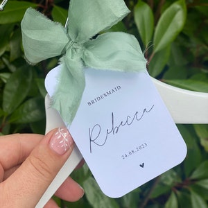 Hanger tags for wedding | Wedding tags | Personalised Bridal Hanger | Bridesmaid tags | Hanger tags