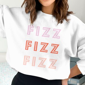 Colorful Jumbo Fizz Crewneck Sweatshirt, Gift For Team, Promotion Gift, Fizz Fizz Fizz Sweatshirt