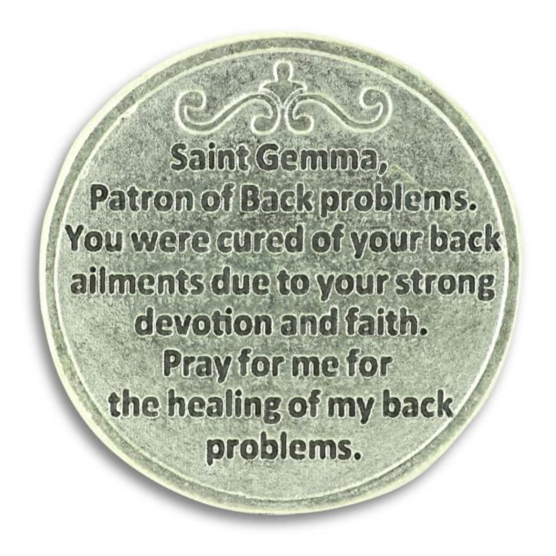 Saint Gemma Galgani Patron Saint of Back Pain Etsy