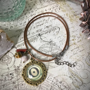 Solar Glyph Amulet, Planetary Necklace, Astrological Pendant, Sun Ritual Talisman