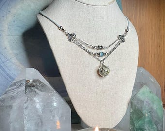 Uranus Transit Gemini Amulet, Manifestation Magic, Astrology Necklace