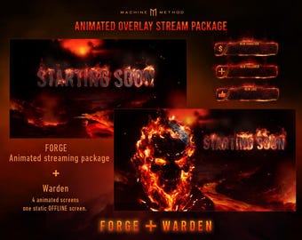 Superposición de Twitch para streaming Alertas animadas Superposición de pantalla de transmisión de Twitch Superposición de paneles de cámara web animada de Twitch Pantalla de inicio próximamente.