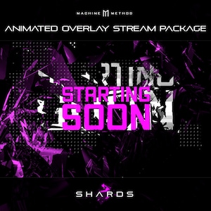Streaming Twitch Overlay Animated Alerts Twitch Stream Screen Overlay Animated Webcam Twitch Panels Overlay Purple Starting Soon Screen.