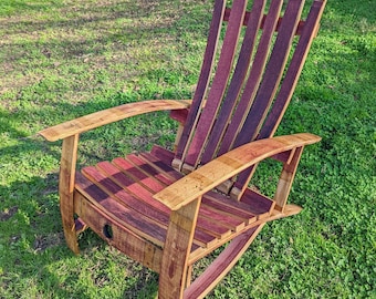 DIY - Wine Barrel Adirondack Chair Kit - with Hardware