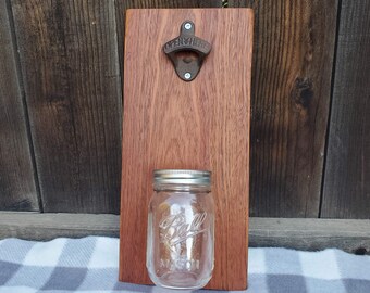 Wall Mount Bottle Openers on Beautiful Hardwood