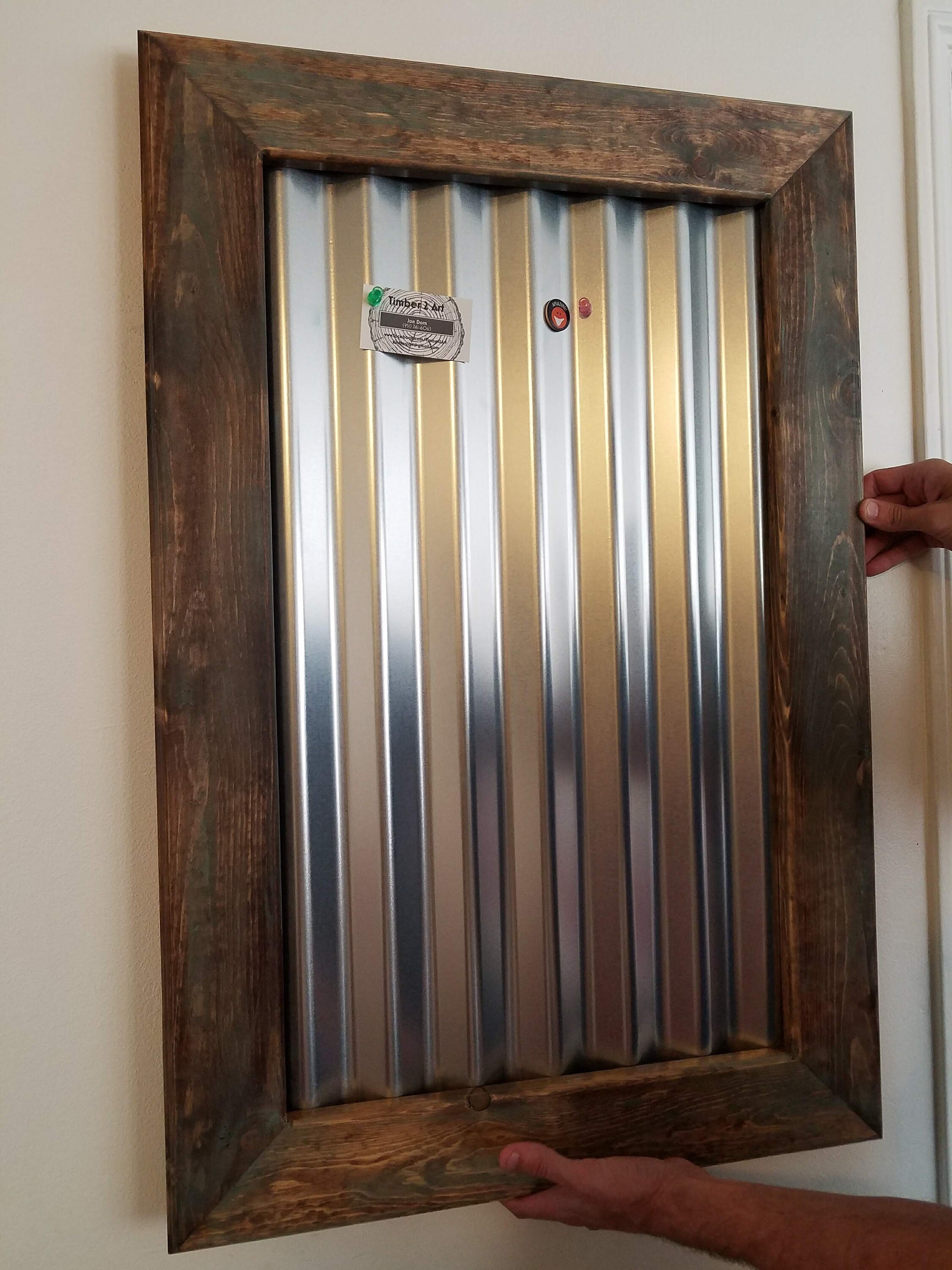 Board With Wooden Frame Pick up or Local Delivery Etsy