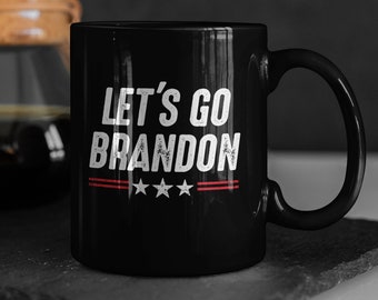 Let's Go Brandon - American Patriot Red Stripes FJB Tasse