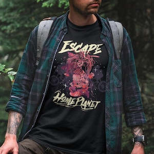 E.T. Adventure Ride Inspiriert MagDol Horror Unisex Shirt Theme Park T-Shirt Home Planet