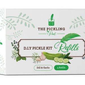 Pickle Kit Refills | 5 Artisan Pickle Spice Packets | The Pickling Poet