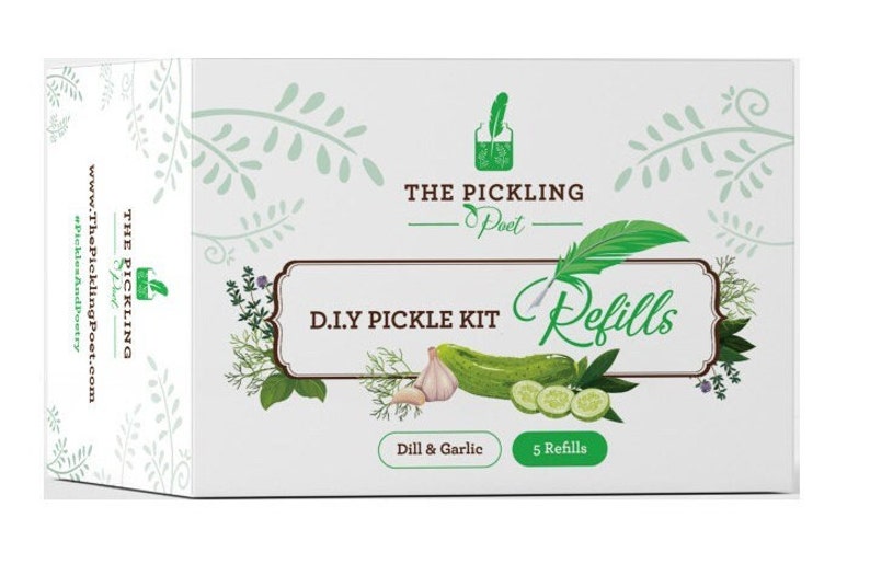 Pickle Kit Refills 5 Artisan Pickle Spice Packets the Pickling Poet Etsy
