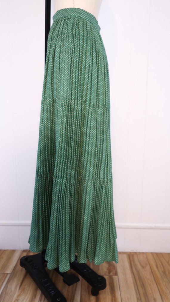 Martha of Taos Vintage ditsy print skirt - image 3