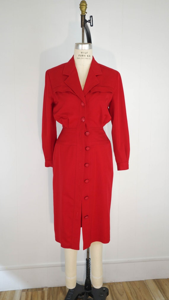 Harve Bernard Vintage 70s/80's Red dress
