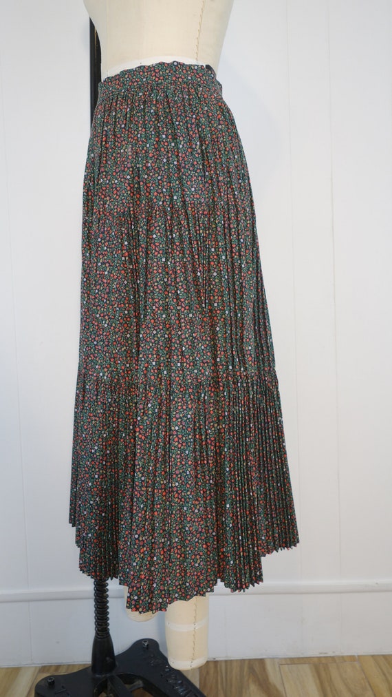 Martha of Taos Vintage Ditsy print skirt - image 7