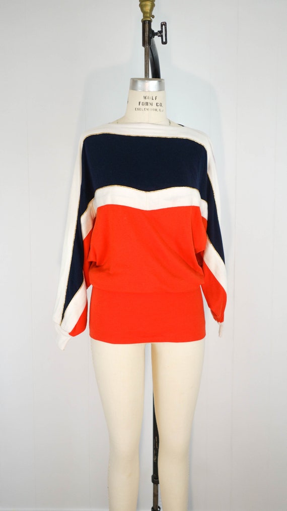 Vintage 70's Raglan sleeve top